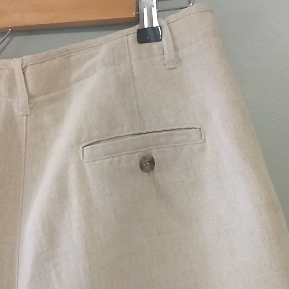 Talbot's Linen Cotton Blend Shorts Size 16